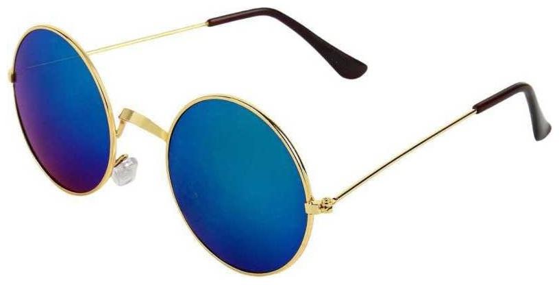 

D Debonair Round Sunglasses (Blue)