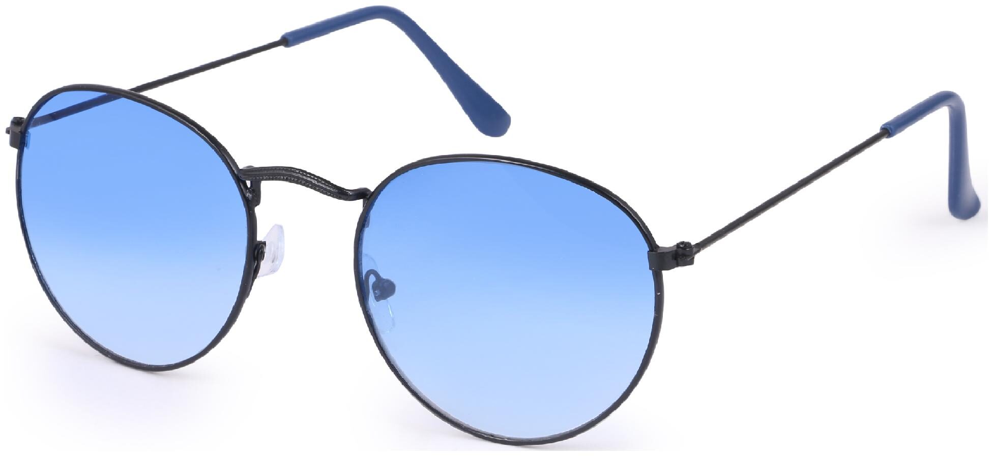 

D DEBONAIR UV Protected Blue Round Sunglasses