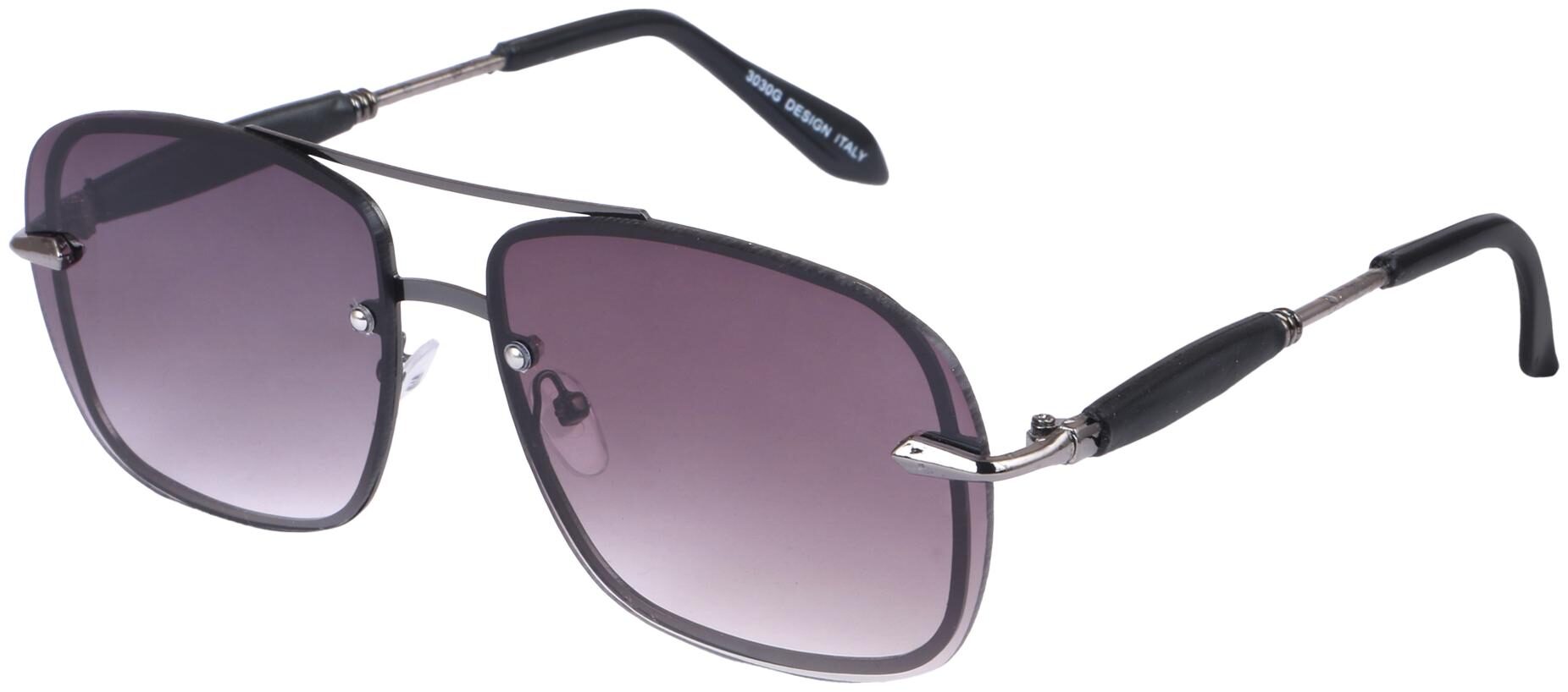 

D Debonair UV Protected Premium Grey Rectangular Sunglasses