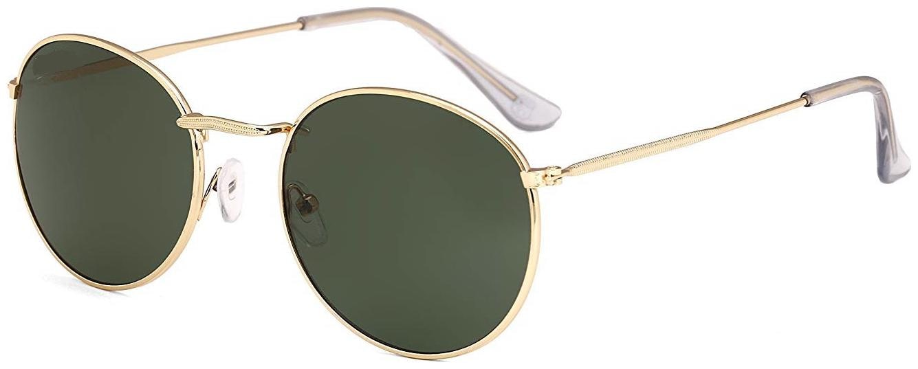 

D Debonair UV Protected Round Sunglasses For Men And Women