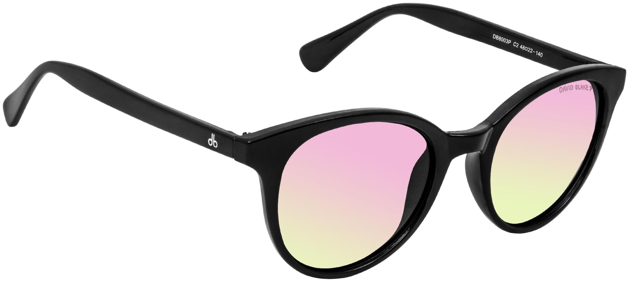

David Blake Unisex Round Sunglasses