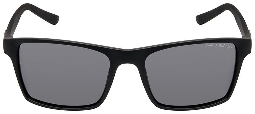 

David Blake Grey Rectangular Polarised UV Protected Sunglass