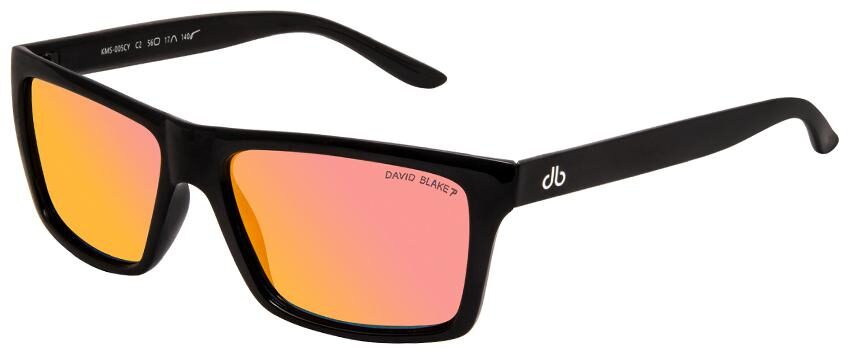 

David Blake Rectangular Gradient Polarized UV Protected Unisex Sunglass