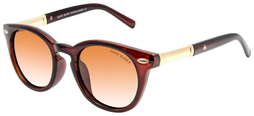 

David Blake Unisex Round Sunglasses