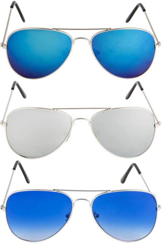 

David Martin Unisex Aviators Sunglasses