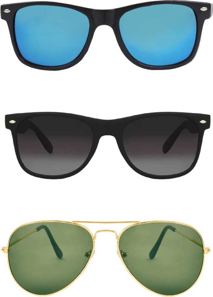 

David Martin Unisex Aviators Sunglasses