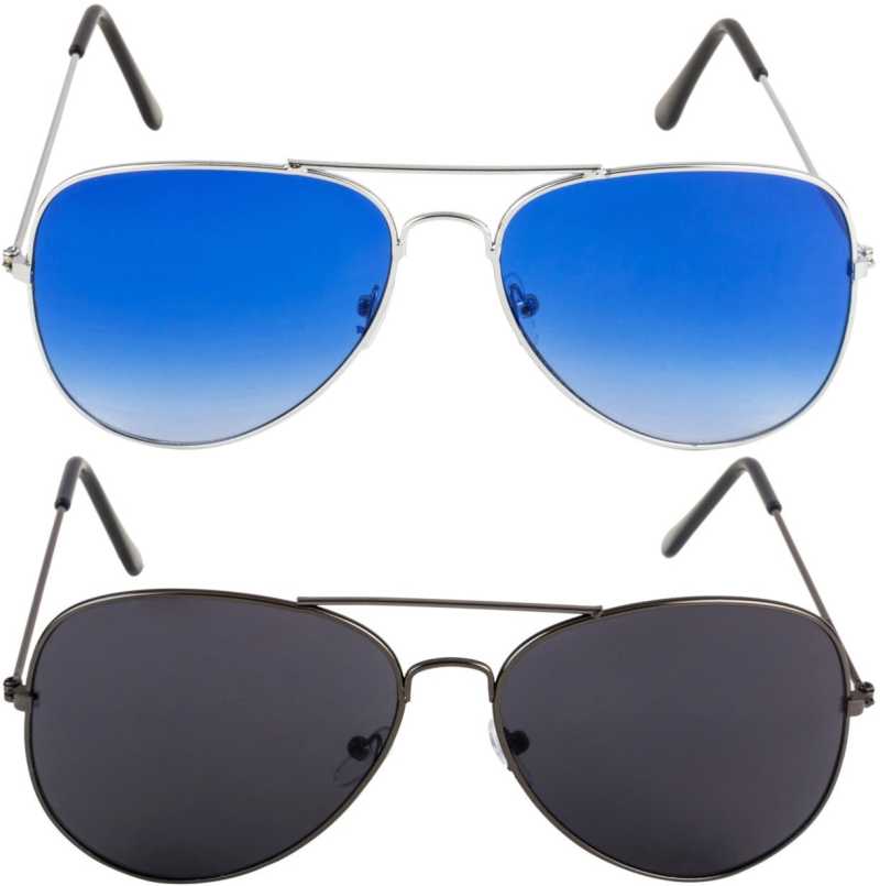 

David Martin Unisex Aviators Sunglasses