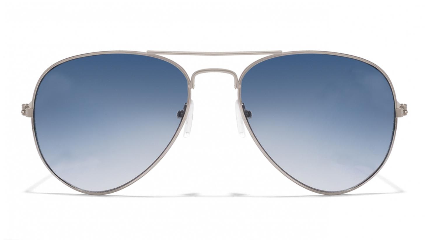David Martin Black Aviator Medium Sunglasses