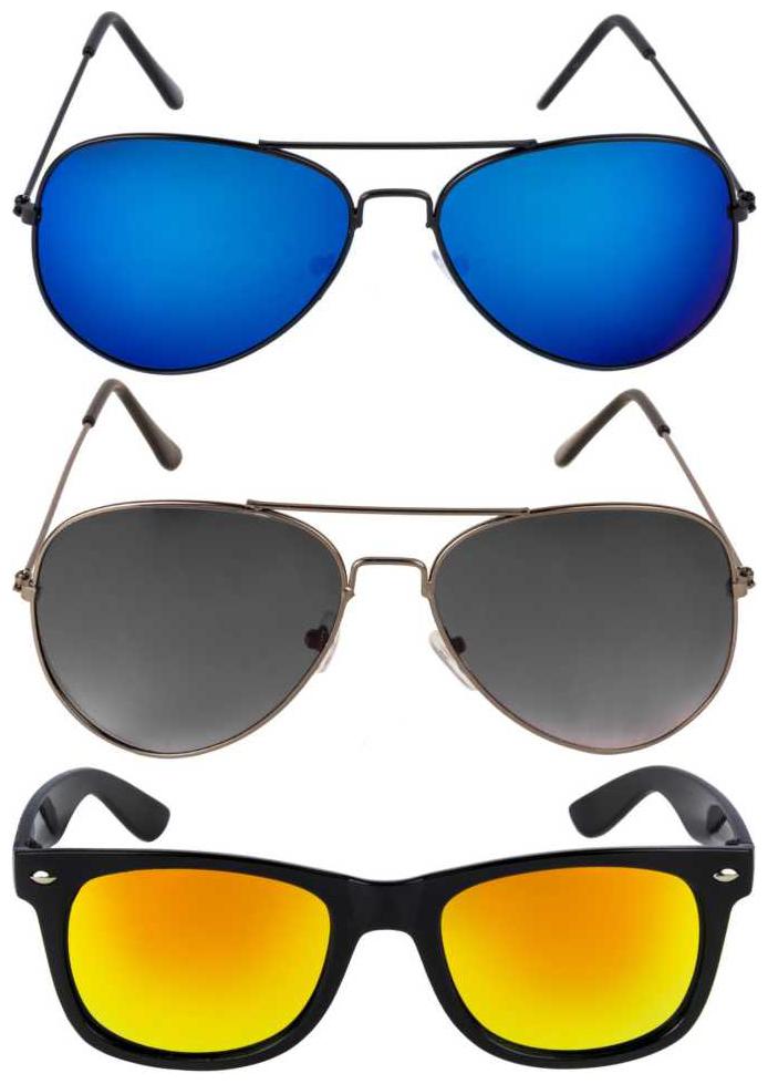 

DAVIDSON Men Aviators Sunglasses