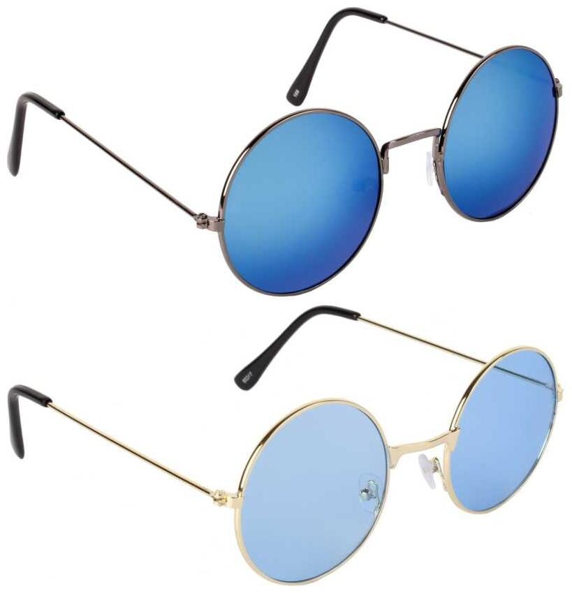 

DAVIDSON Unisex Round Sunglasses