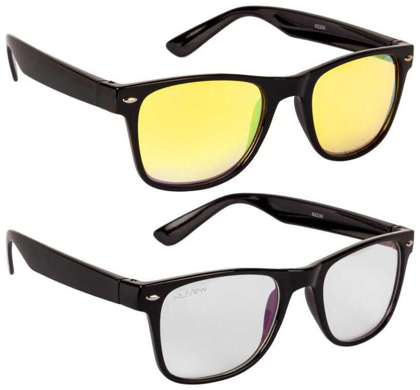 

DAVIDSON Unisex Wayfarers Sunglasses