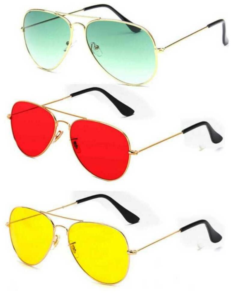 

DAVIDSON Unisex Aviators Sunglasses
