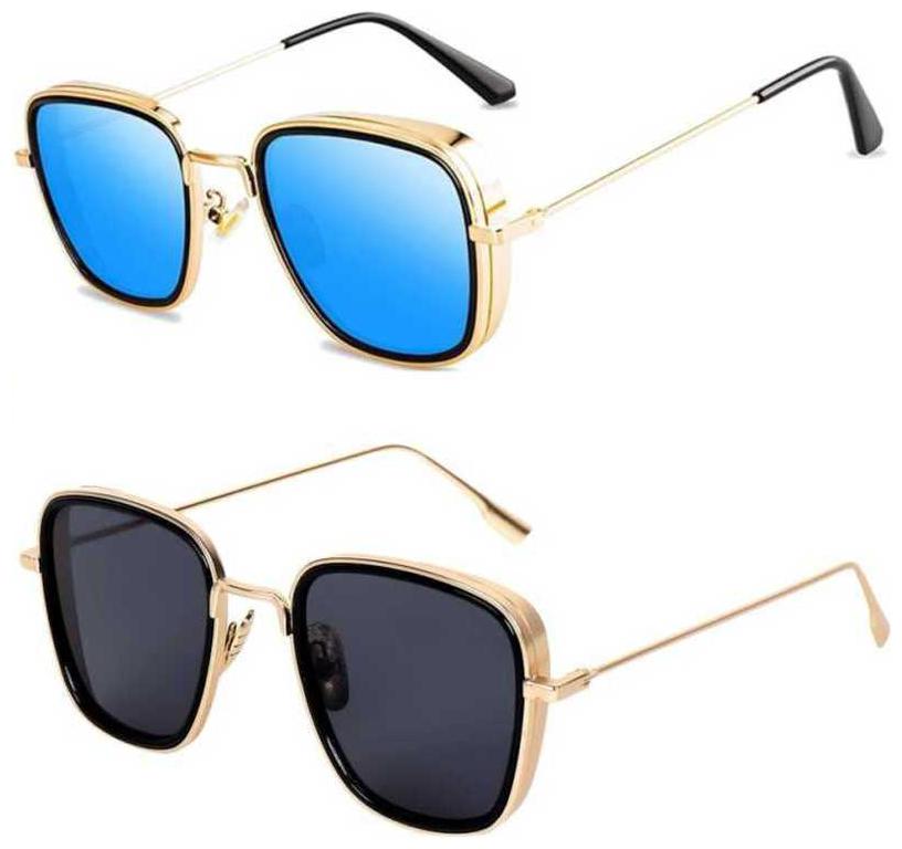 

DAVIDSON Unisex Square Sunglasses