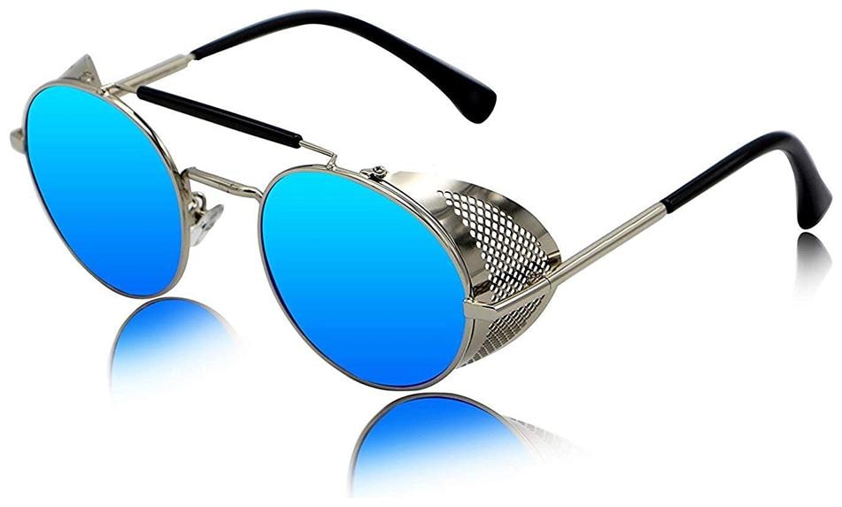 

DAVIDSON Unisex Round Sunglasses