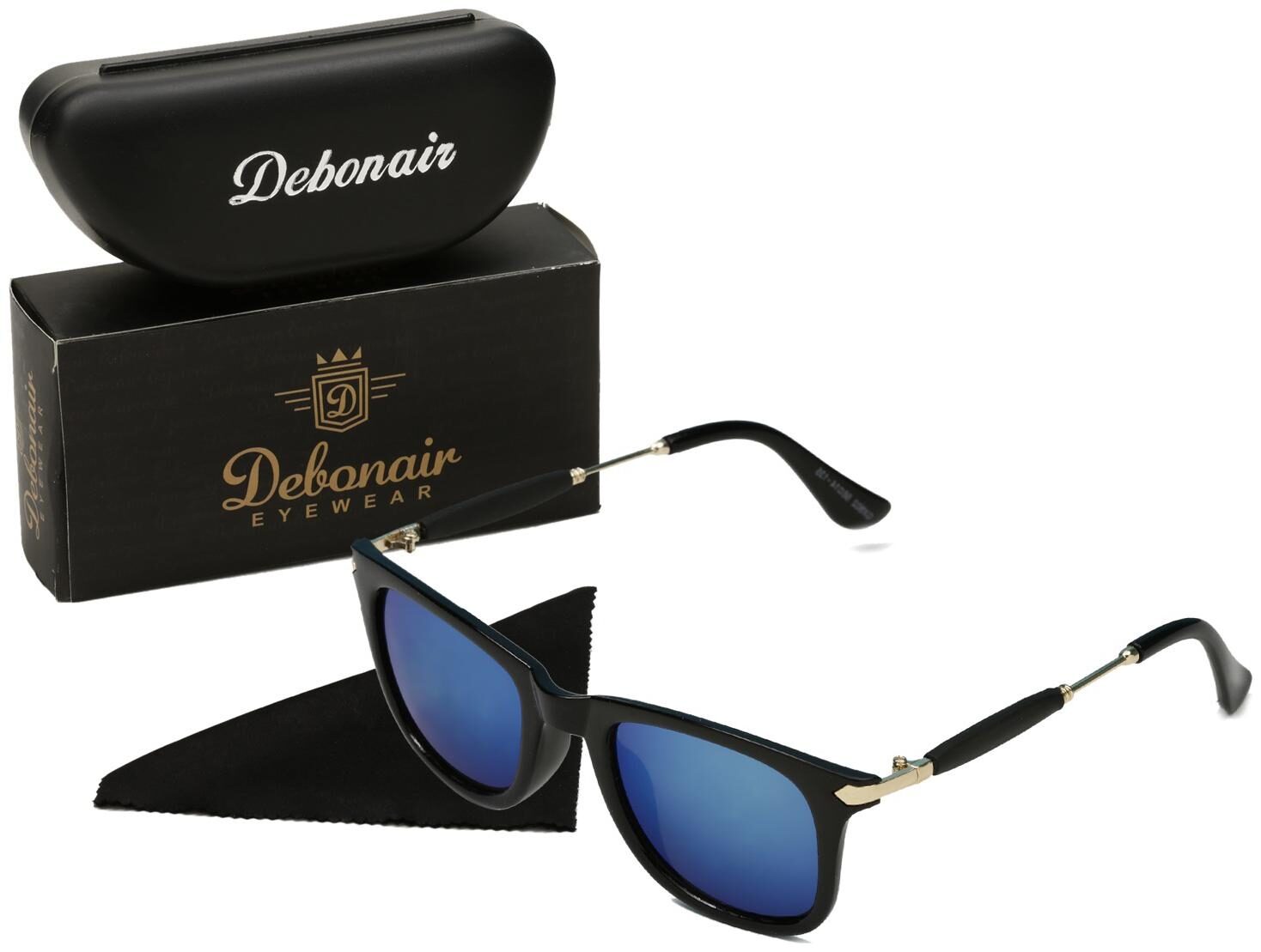 

D DEBONAIR Men Wayfarers Sunglasses