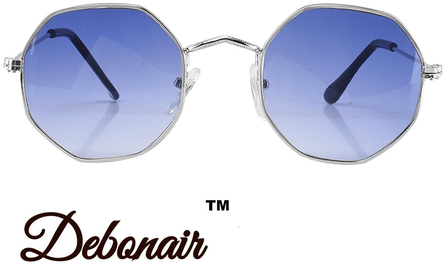

Debonair Geometric Retro OCTAGONAL Sunglasses Stylish Trendy Comfortable UV Protected