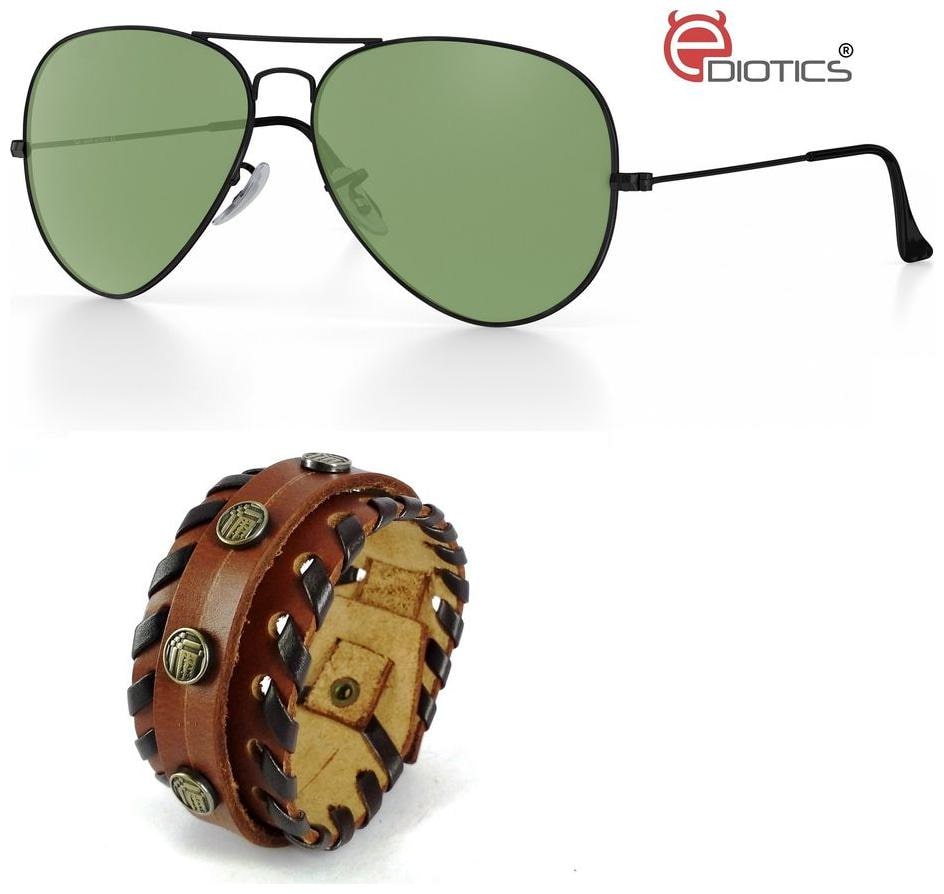 

Ediotics Men Aviators Sunglasses