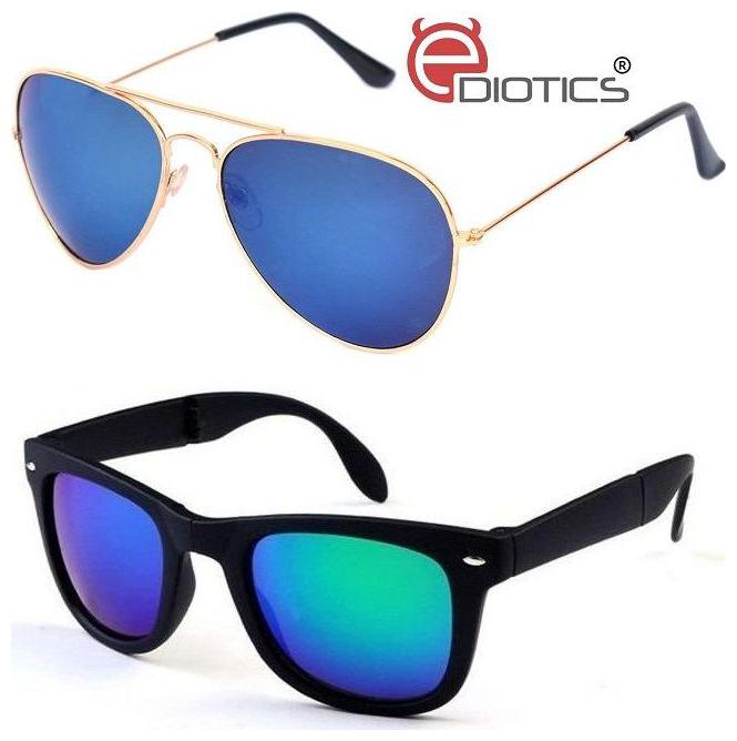 

Ediotics Men Wayfarers Sunglasses