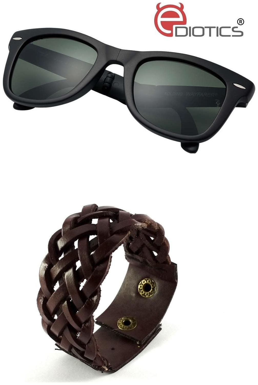 

Ediotics Men Wayfarers Sunglasses