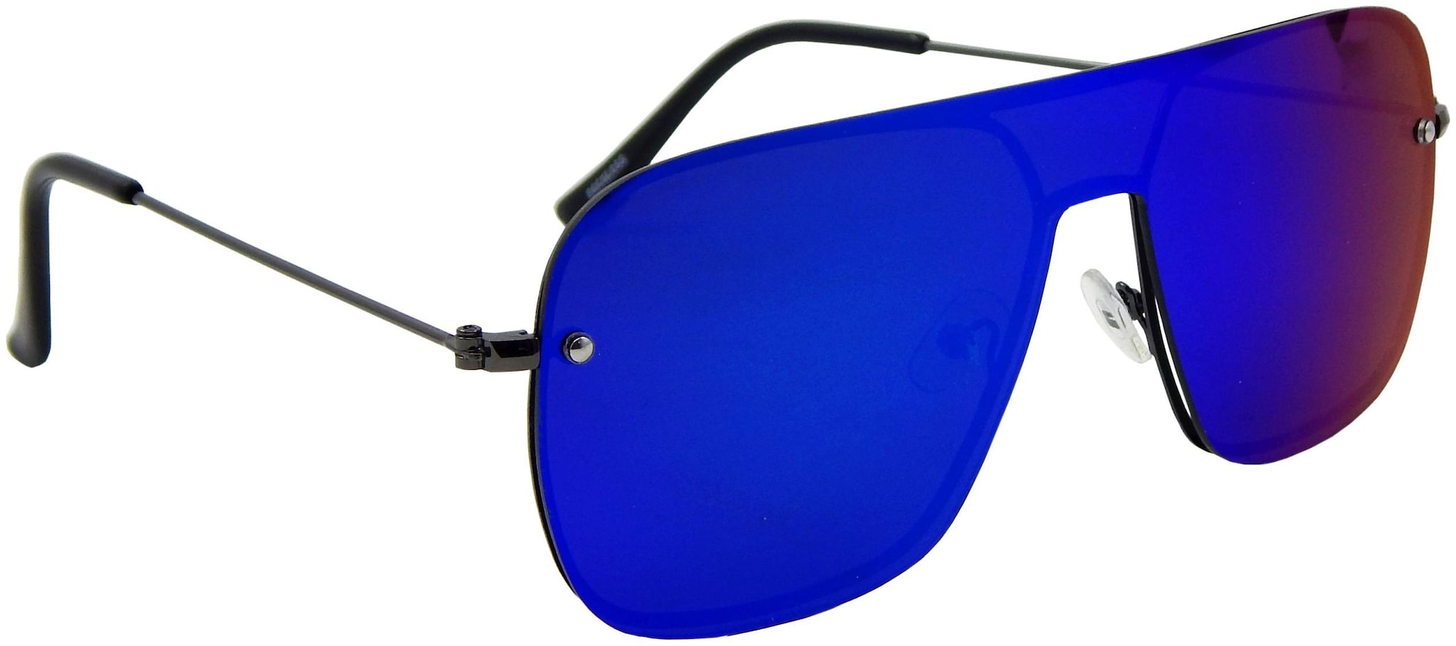 

Els Men Women Unisex Sunglass Square Silver (FECKLESS-11486-SL-BUGR-MR-S)