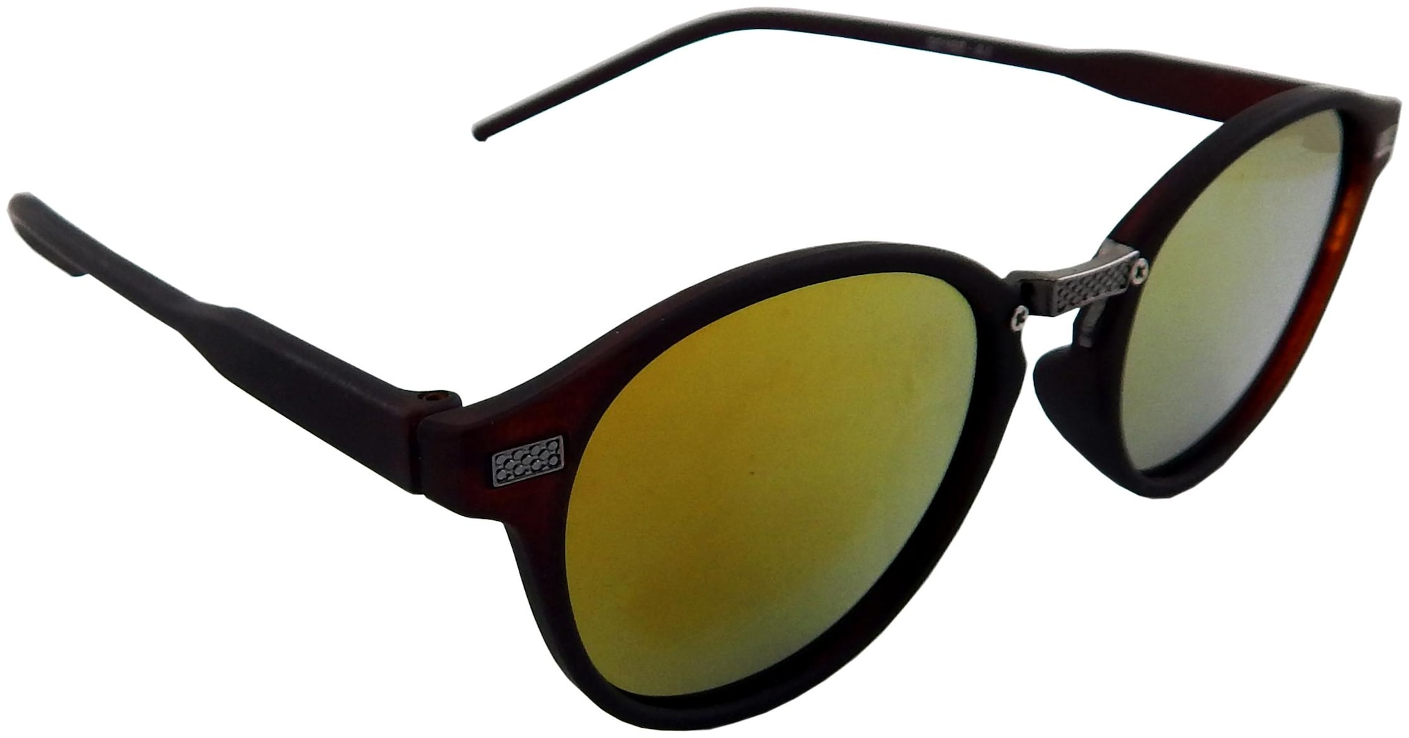 

Els Men Women Unisex Round (Brown) Sunglass