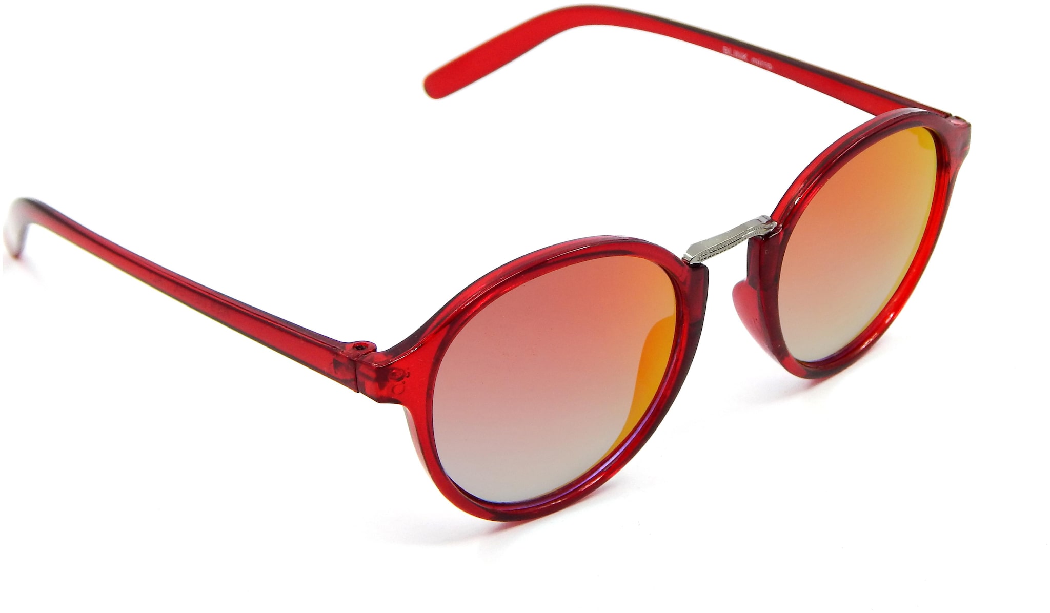 

Els Men Women Unisex Round (Red) Sunglass