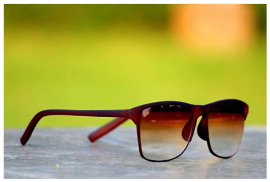 

ETRG Square Brown Grident Plastic Body Sunglass