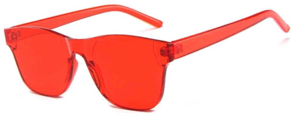

ETRG Square Red Causal Plastic Body Sunglass