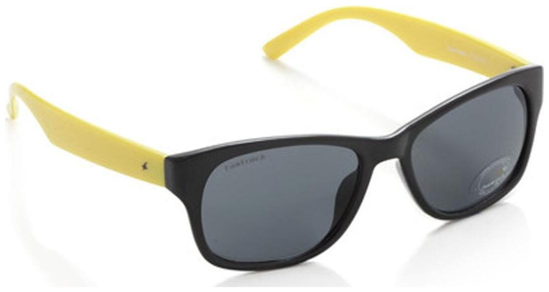 

Fastrack Men s Rectangular Sunglasses (Yellow) (PC001BK1)