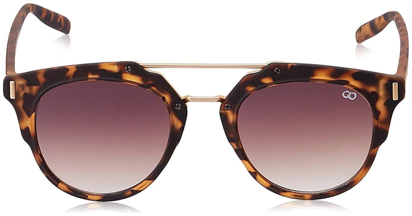

Gio Collection UV Protected Oval Brown Lens Unisex Sunglass