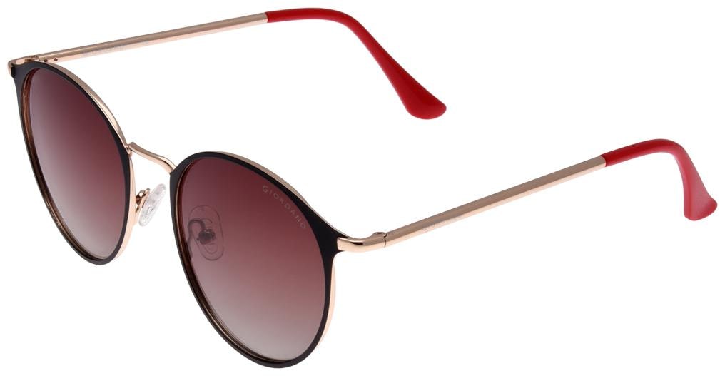 

Giordano UV Protected Round Unisex Sunglasses - ( 50 Brown Lens)