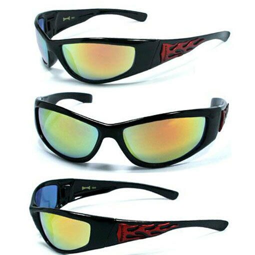 

HOT CHOPPERS Discounted Sunglasses - Shiny Black Fire - C19