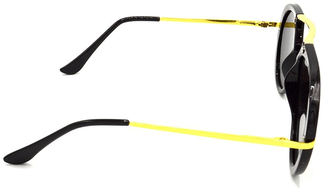 HRS427-BK-PNK-GLD HRINKAR Golden Wrap Around Sunglasses