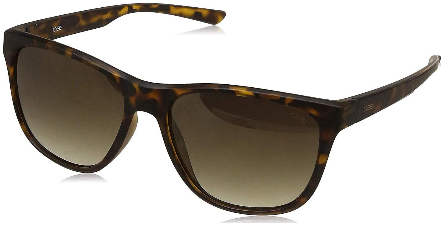 

IDEE Mirrored Square Men s Sunglasses - (IDS2461C5SG 57 Icy White Revo-Smoke Color Lens)