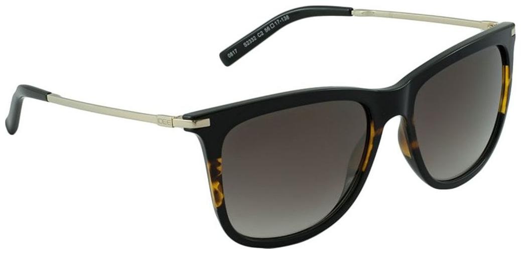 

IDEE Mirrored Square Men s Sunglasses - (IDS2332C2SG 56 Light Gold Mirror-Smoke Gradient Color)