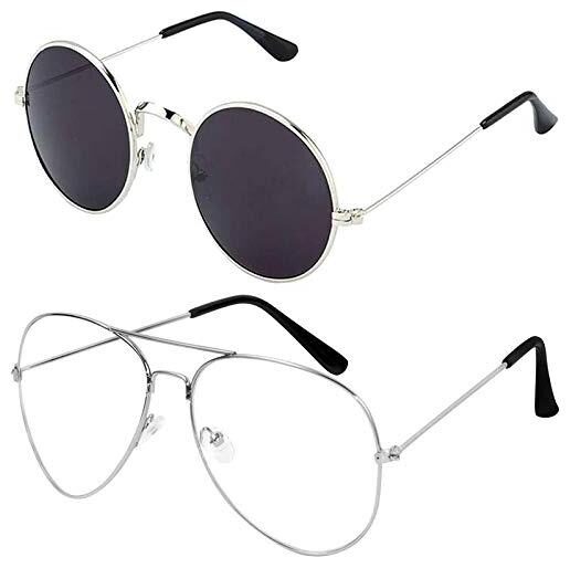 

Ivonne UV Protected Men s and Women s Sunglasses Combo