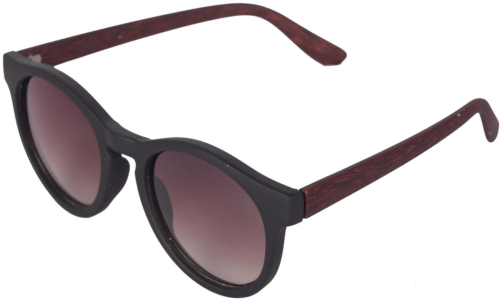 

Ivy Vacker Brown Oval Wooden Sunglass for Men
