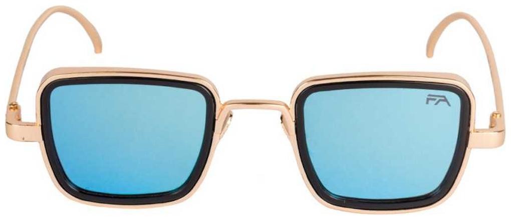 

Ivy Vacker Blue Mirrored Square Sunglass for Men