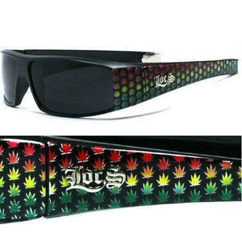 

Locs Authentic Sunglasses Super Dark Lenses Motorcycle OG Style Matte LC26 MJ