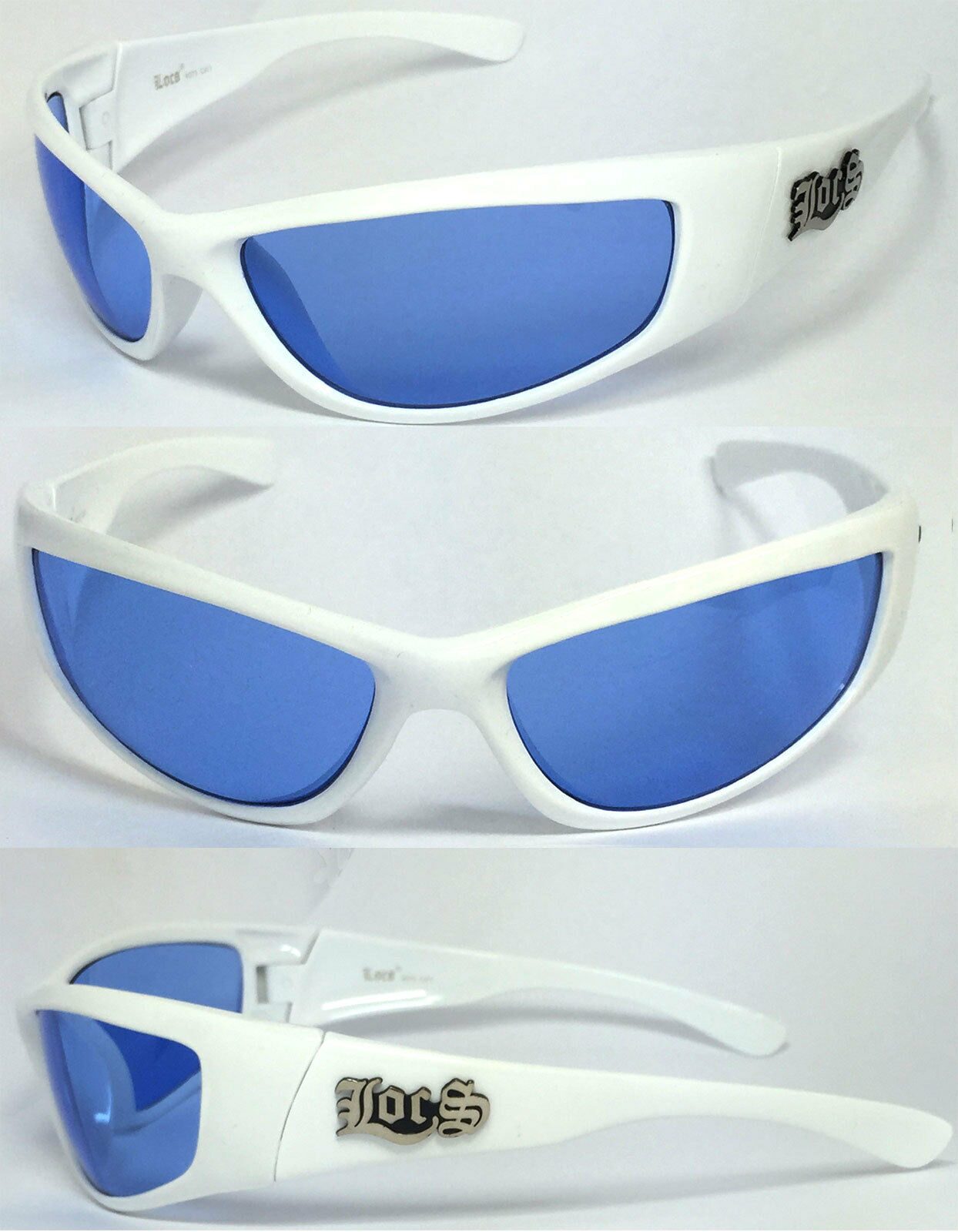 

Locs Authentic Gangster Biker Motorcycle OG Style Wrap Around Sunglasses LC53