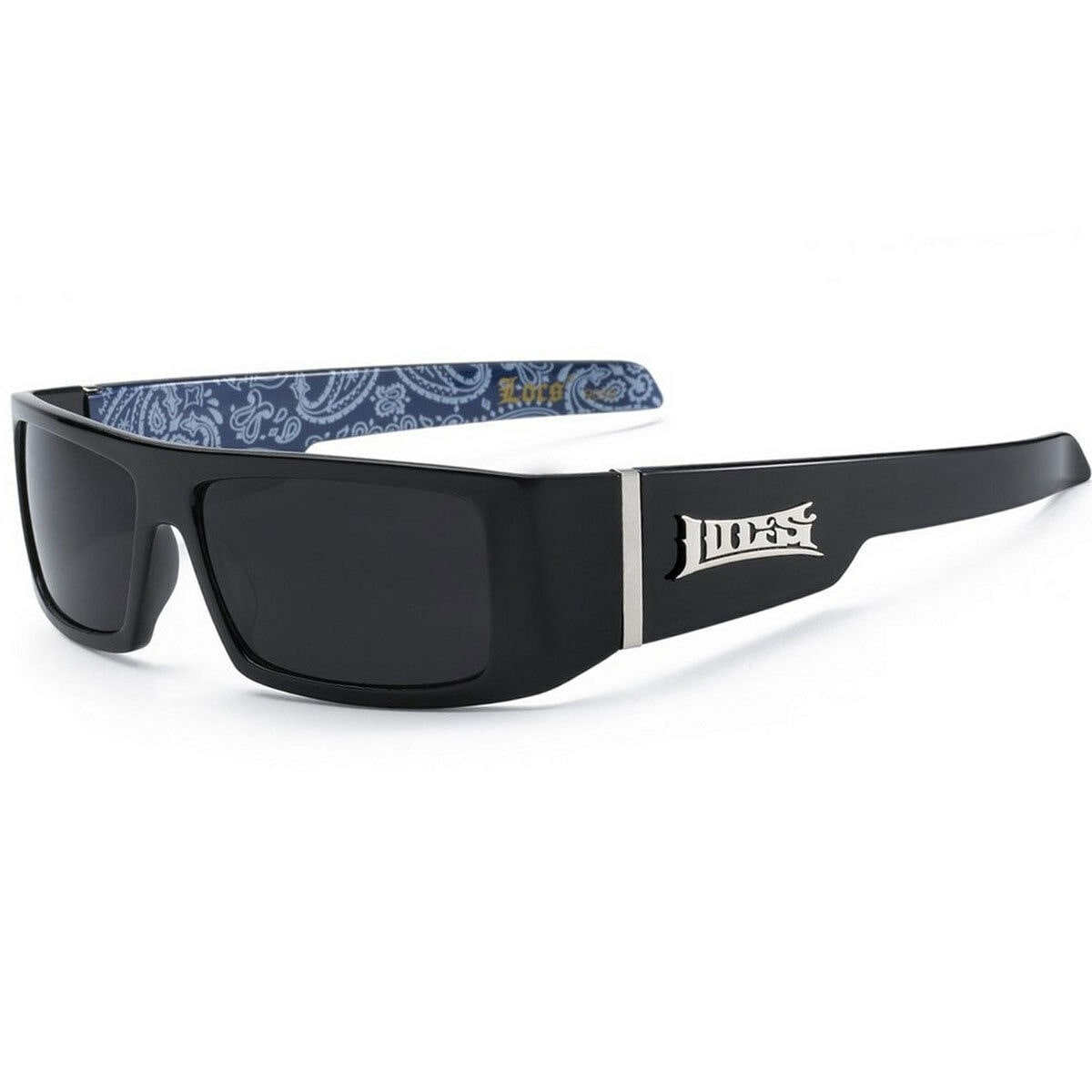 

Locs Men Hardcore Gangsta Motorcycle Biker Sports Sunglasses - Black UDNA LC33