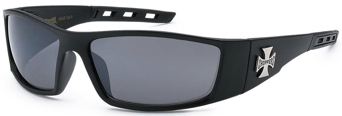 

Mens Choppers Motorcycle Riders Glasses Sunglasses UV Protect - Smoke Lens C50