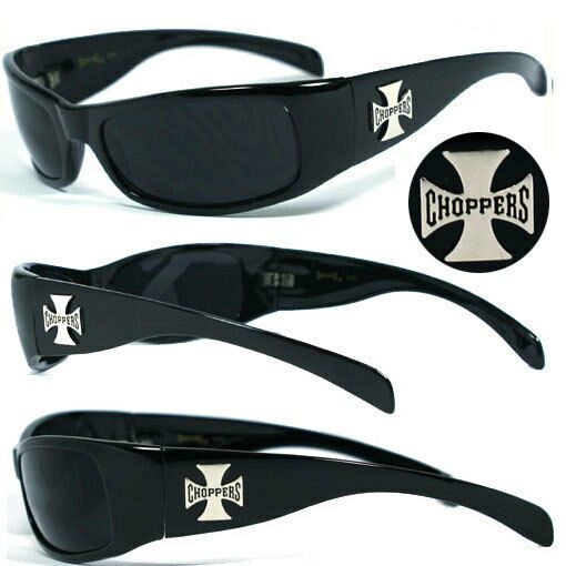 

Mens Choppers Outdoors Bikers Sports Motocycle Riding Sunglasses - Black C11B