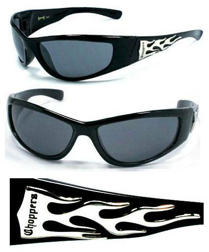

Mens Choppers Outdoors Bikers Sports Motocycle Wrap Style Sunglasses - Black C19