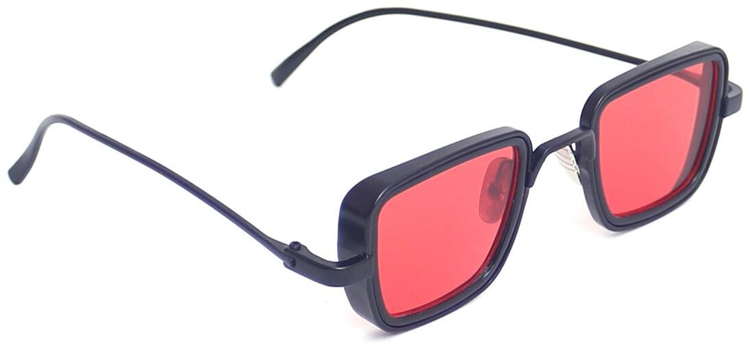 

Newtrack Unisex Red Rectangular Sunglasses