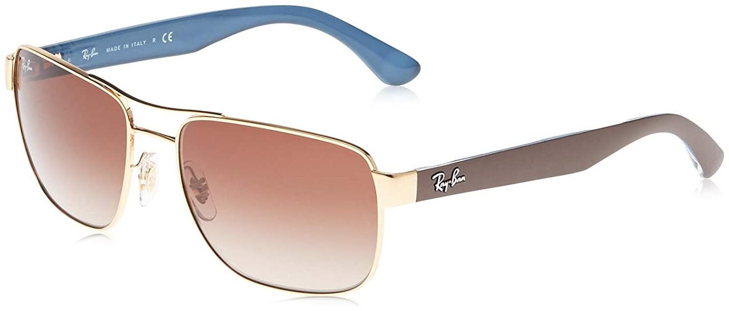 

Ray-Ban Gold Rectangle Sunglasses 0RB35300011358