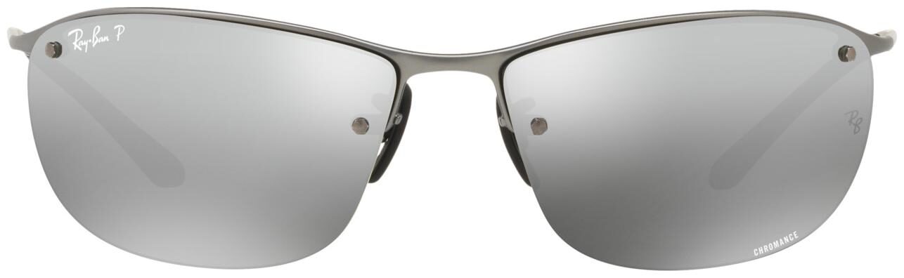 

Ray Ban Silver Rectangle Sunglasses0RB3542029 5J63