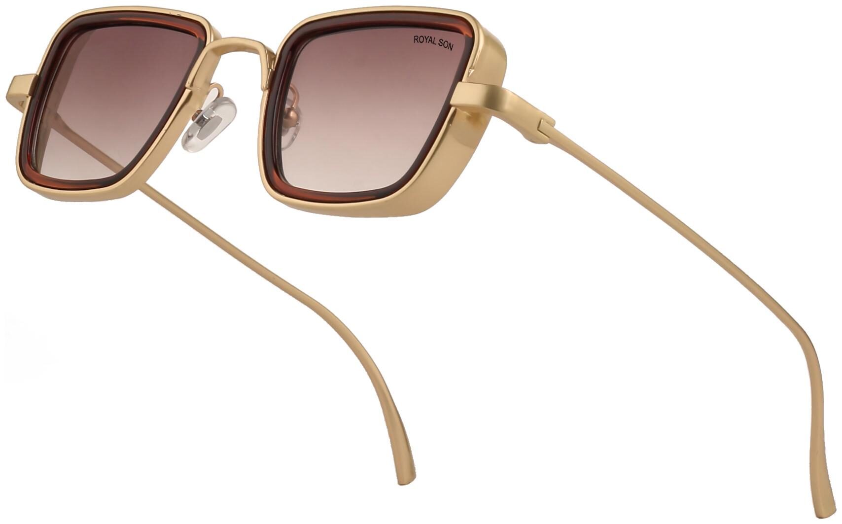 

Royal Son UV Protected Brown Sunglasses For Men