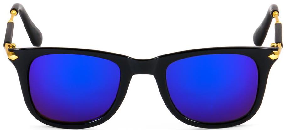 

Royal Son Uv Protected Square Unisex Sunglasses (what3735 51 blue Mirrored Lens)