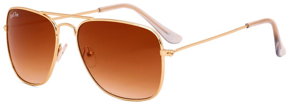 

Royal Son Uv Protected Caravan Square Unisex Sunglasses (rs0028av 58 brown Lens)
